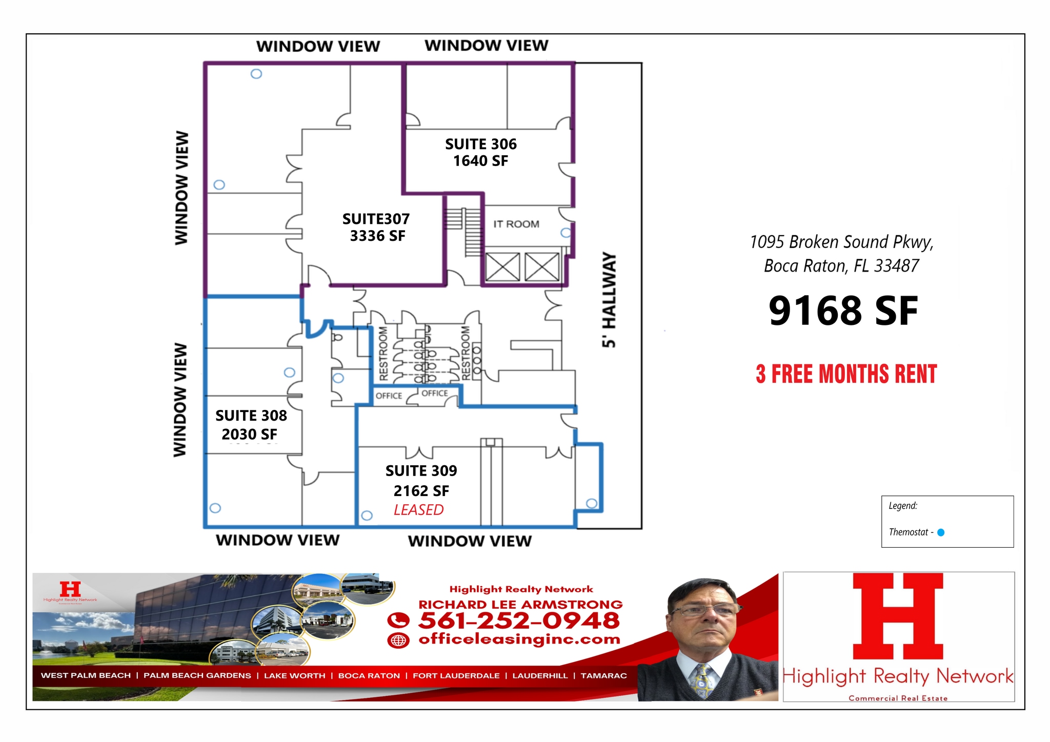 1095 Broken Sound Pky, Boca Raton, FL for lease Floor Plan- Image 1 of 10