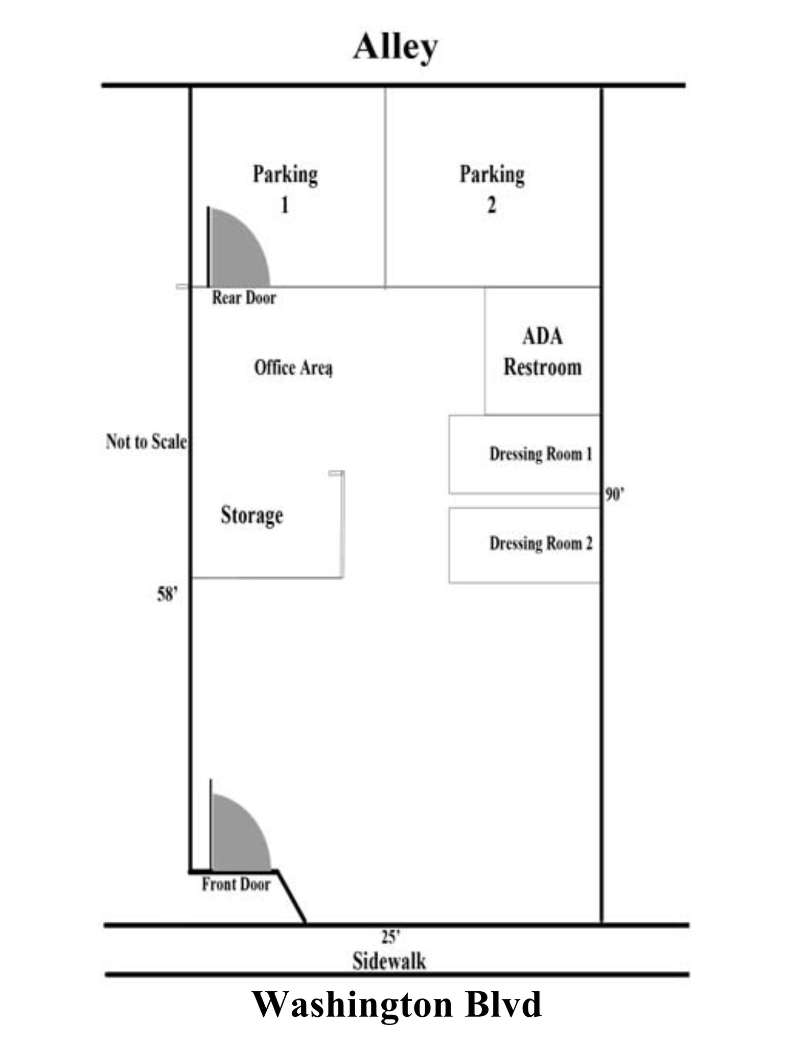 8634-8640 Washington Blvd, Culver City, CA for lease Site Plan- Image 1 of 4