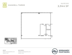 3600 Mansell Rd, Alpharetta, GA for lease Floor Plan- Image 1 of 1