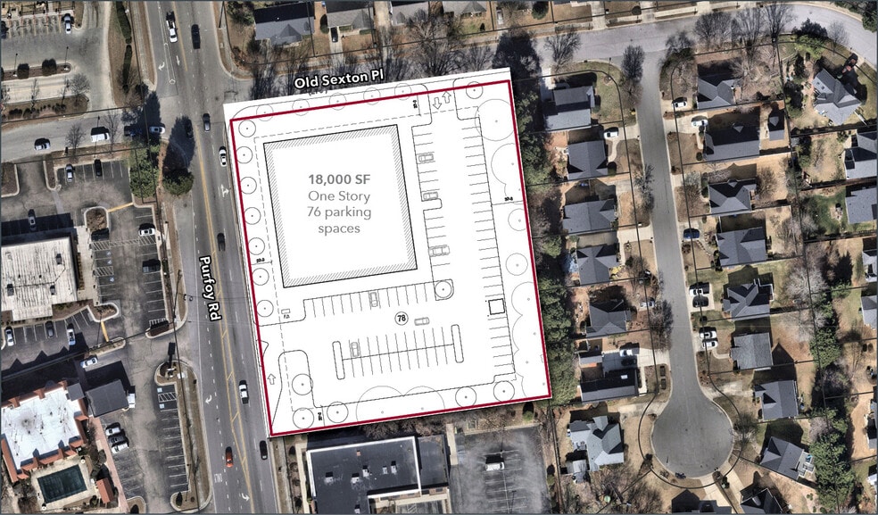 7601 Purfoy Rd, Fuquay Varina, NC for sale - Site Plan - Image 2 of 13