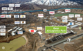 13005 Moya Blvd, Reno, NV - aerial  map view