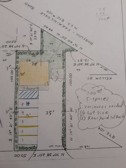 587 Rt-109, West Babylon, NY for sale - Site Plan - Image 1 of 1