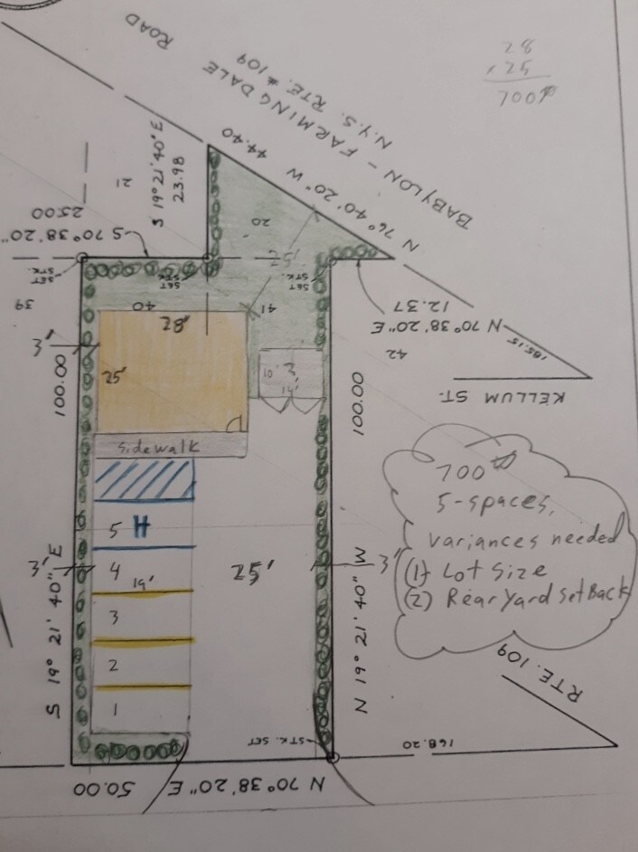 587 Rt-109, West Babylon, NY for sale Site Plan- Image 1 of 1