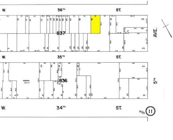 16-18 W 36th St, New York, NY for lease - Plat Map - Image 1 of 1
