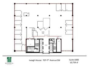 707 7th Ave SW, Calgary, AB for lease Floor Plan- Image 1 of 7