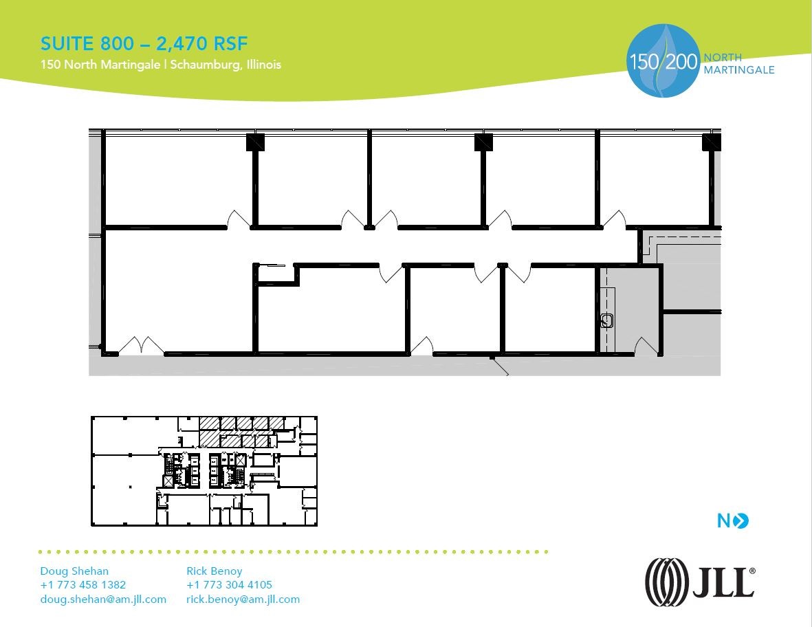 150 N Martingale Rd, Schaumburg, IL for lease Floor Plan- Image 1 of 1