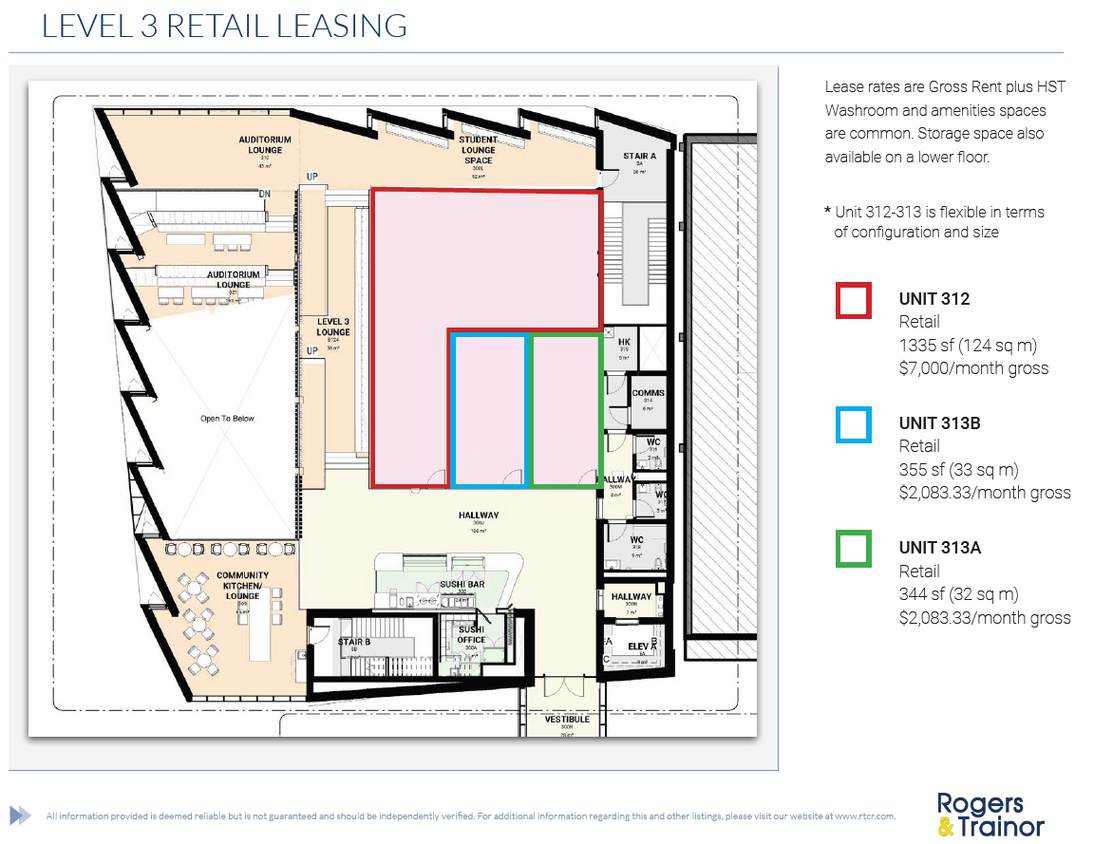 99 University Av, Kingston, ON for lease Floor Plan- Image 1 of 1