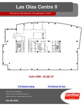 350 E Las Olas Blvd, Fort Lauderdale, FL for lease Floor Plan- Image 1 of 2