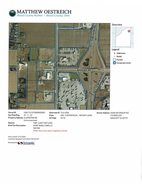 I-280 and Bahnsen Rd, Perrysburg, OH for sale - Building Photo - Image 1 of 6