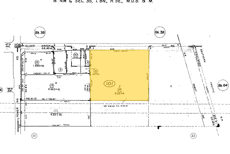 8170-8188 Elder Creek Rd, Sacramento, CA for lease - Plat Map - Image 2 of 6