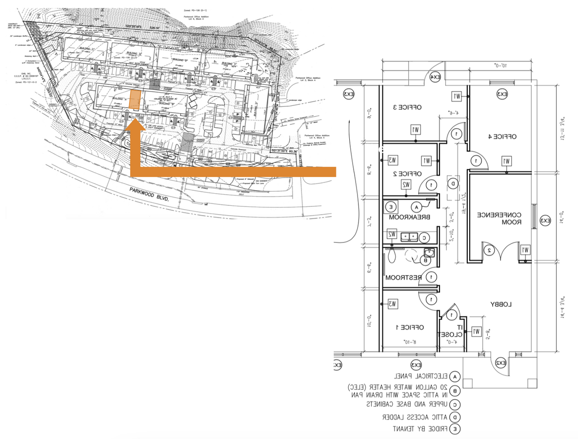 7000 Parkwood Blvd, Frisco, TX 75034 - Unit A400 -  - Floor Plan - Image 1 of 1