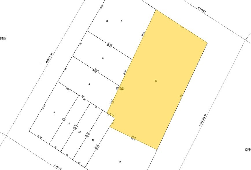 2427 Webster Ave, Bronx, NY for sale - Plat Map - Image 1 of 1