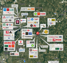 135 E Broadway St, Fortville, IN - Aerial  map view
