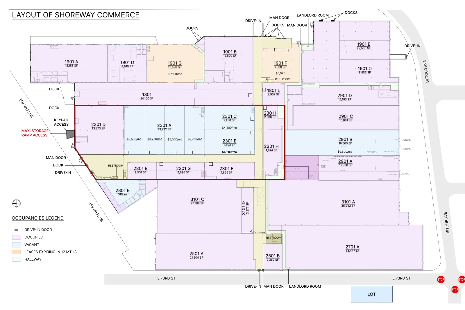 799 E 73rd St, Cleveland, OH for lease Floor Plan- Image 1 of 1