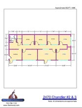 2470 Chandler Ave, Las Vegas, NV for lease Floor Plan- Image 2 of 2