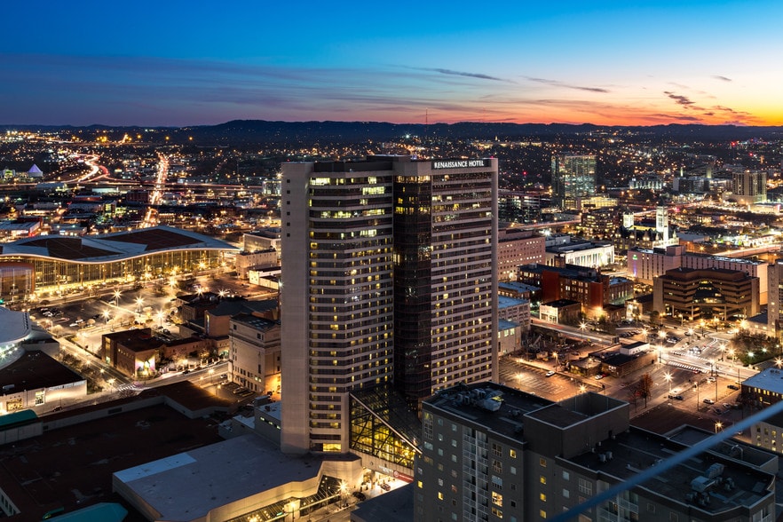 611 Commerce St, Nashville, TN for lease - Aerial - Image 3 of 11