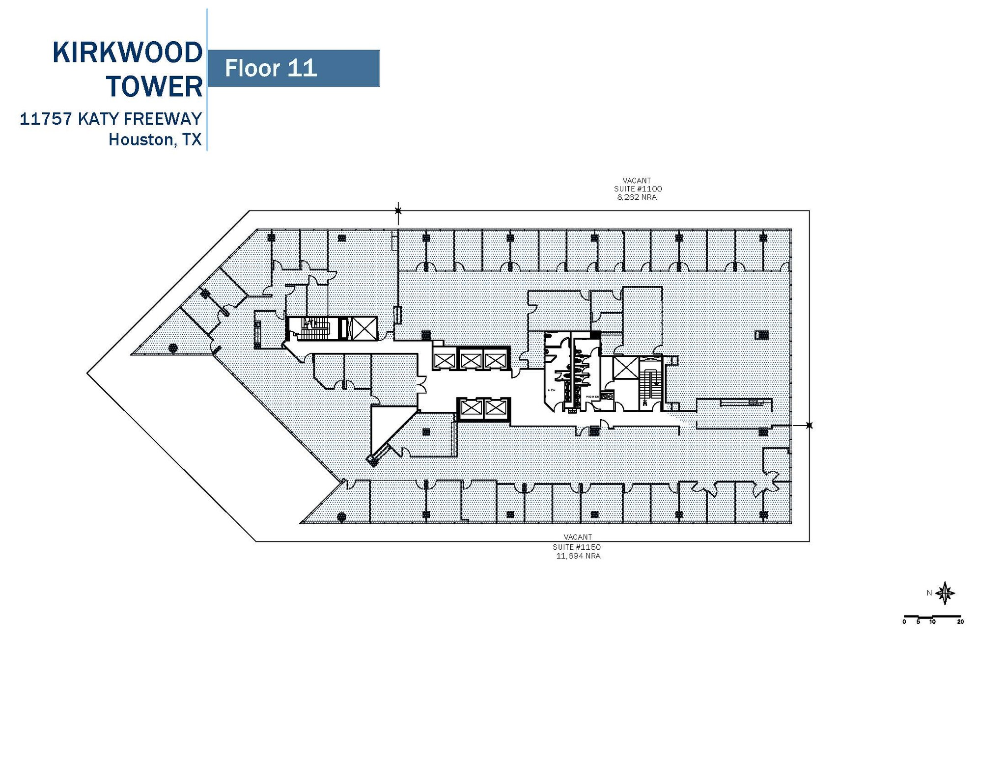 11757 Katy Fwy, Houston, TX for lease Floor Plan- Image 1 of 2