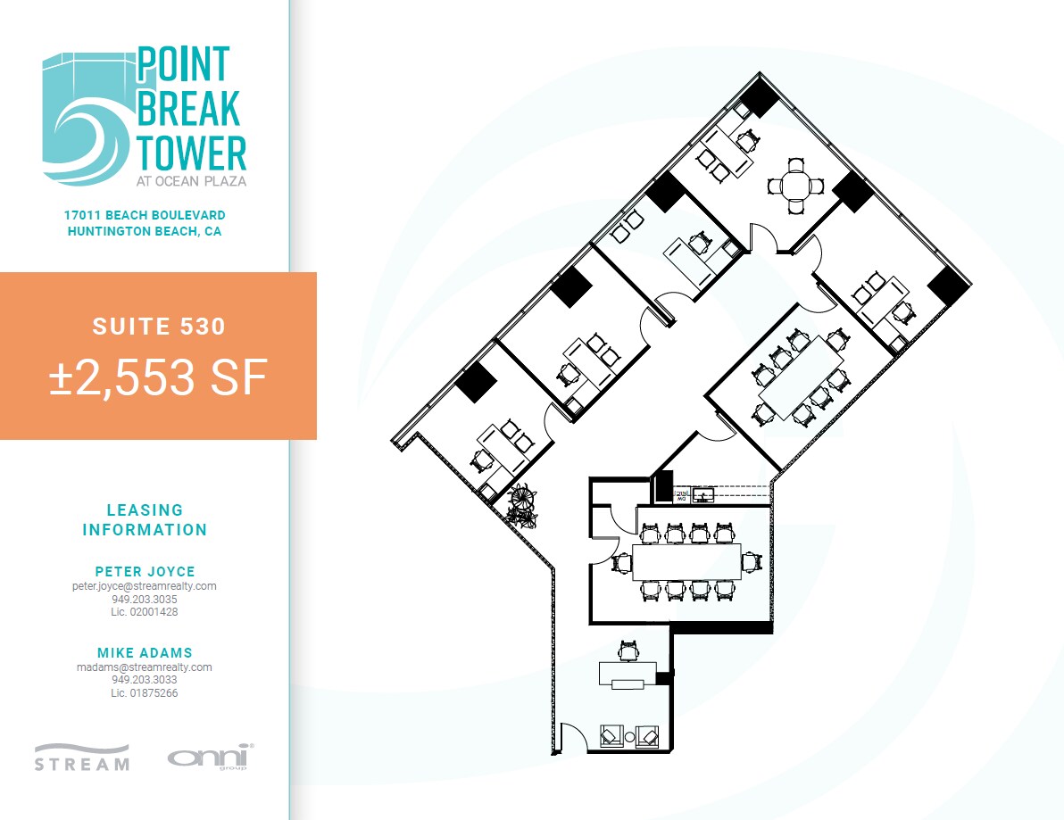 17011 Beach Blvd, Huntington Beach, CA for lease Floor Plan- Image 1 of 2