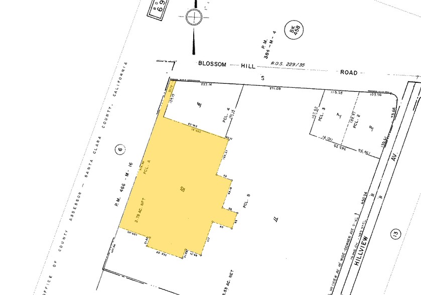 932 Blossom Hill Rd, San Jose, CA for lease - Plat Map - Image 3 of 9