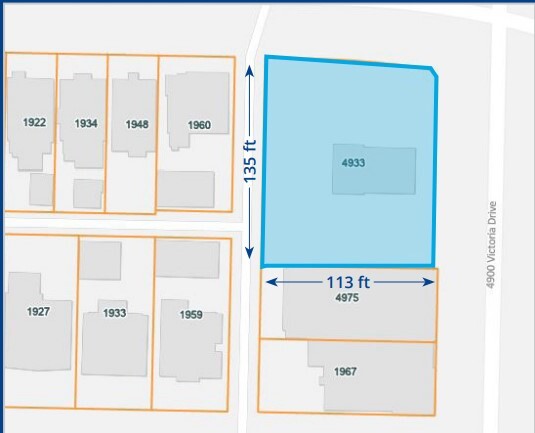 4933 Victoria Dr, Vancouver, BC for sale - Site Plan - Image 3 of 3