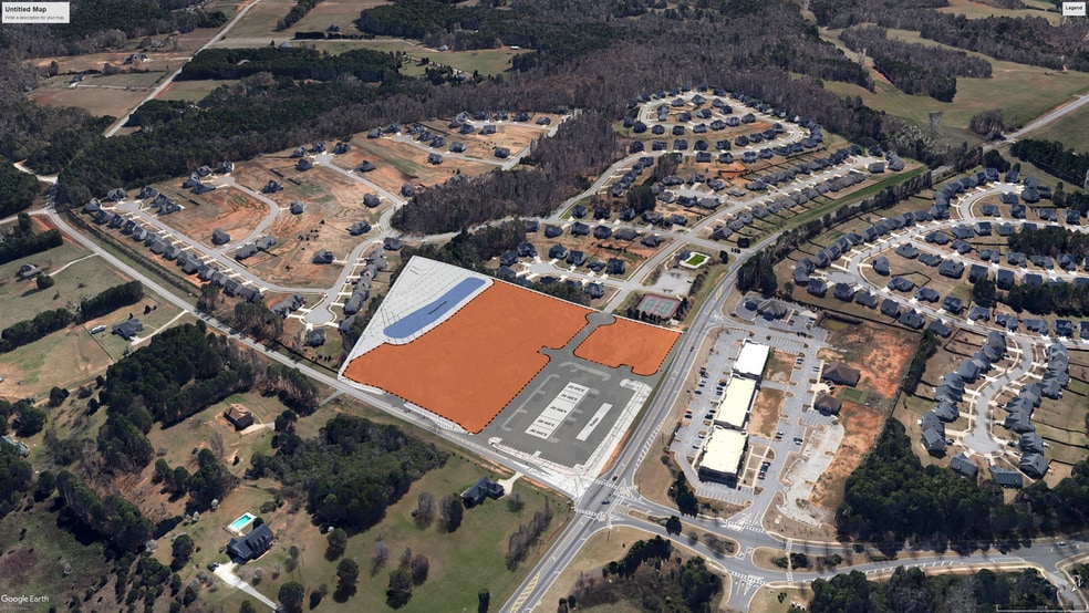 0 Hwy 155 and Frog Rd, Locust Grove, GA for sale - Aerial - Image 3 of 3