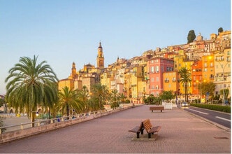 Menton - AERIAL  map view