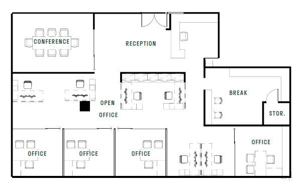 451 A St, San Diego, CA for lease Floor Plan- Image 1 of 1