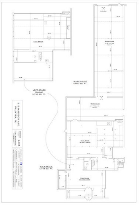 619 Madison St, Palmyra, NJ for lease Floor Plan- Image 1 of 1
