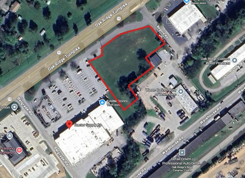 465 Oak Ridge Tpke, Oak Ridge, TN for lease - Aerial - Image 2 of 3