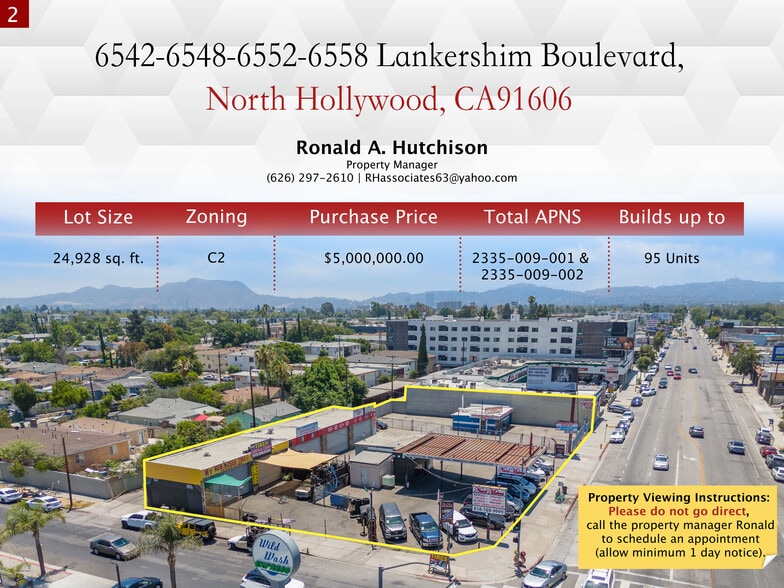 6542 - 6558 Lankershim Blvd, North Hollywood, CA for sale - Building Photo - Image 2 of 4