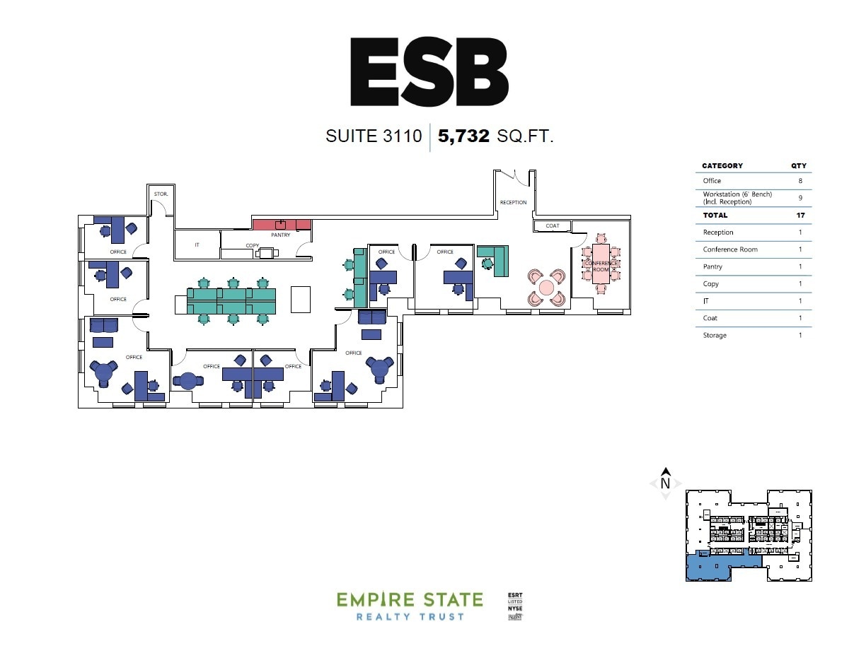350 Fifth Ave, New York, NY for lease Floor Plan- Image 1 of 13