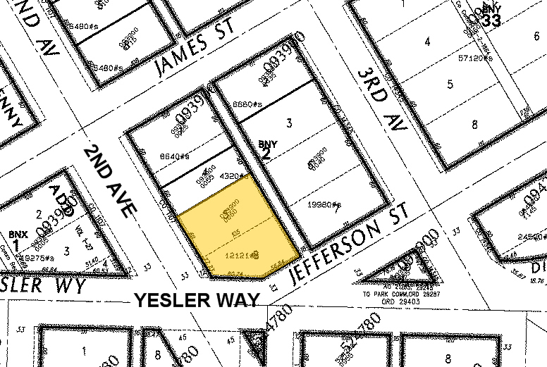 506 2nd Ave, Seattle, WA for lease - Plat Map - Image 2 of 17