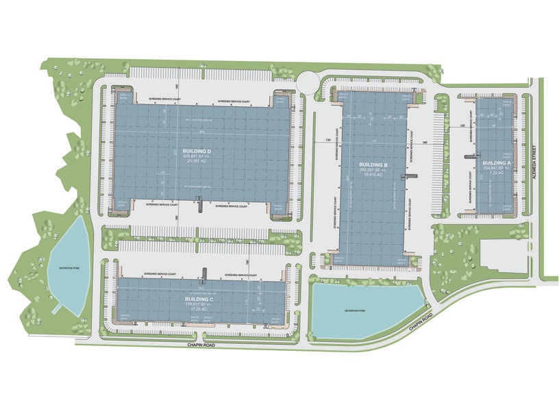 3601 Alemeda St, Fort Worth, TX for lease - Site Plan - Image 3 of 4