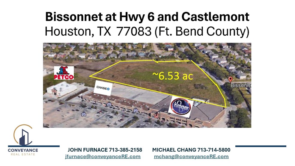 0 Bissonnet Street, Houston, TX for sale - Aerial - Image 1 of 4