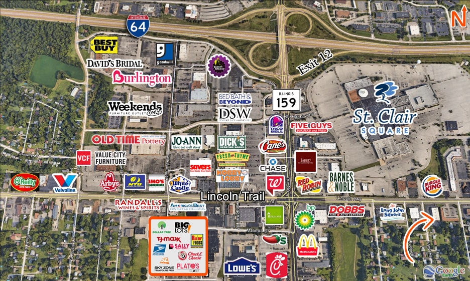 101-105 Frey Ln, Fairview Heights, IL for lease - Building Photo - Image 2 of 8