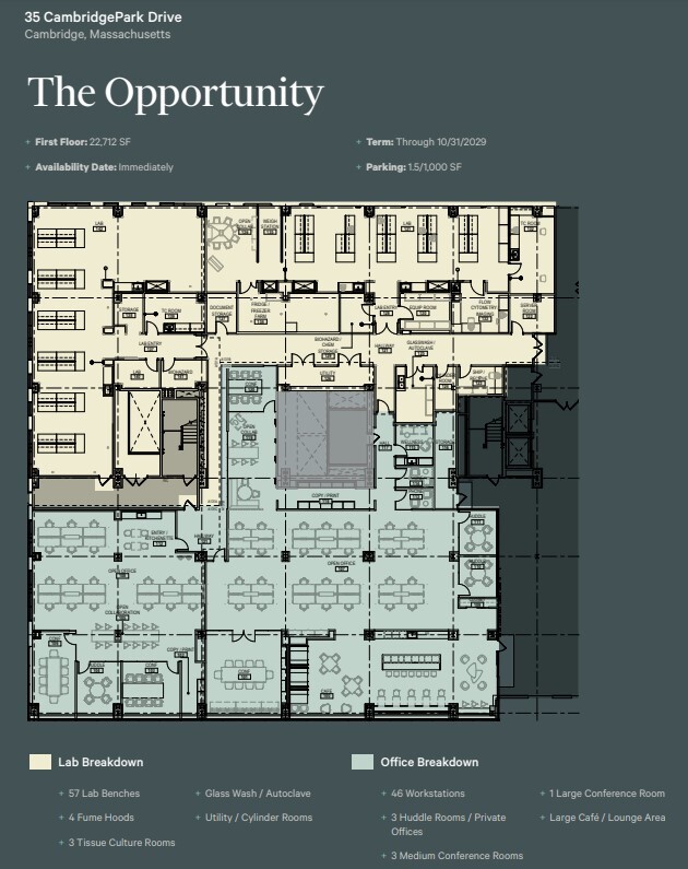 35 Cambridgepark Dr, Cambridge, MA for lease Floor Plan- Image 1 of 1