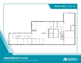 650 N Sam Houston Pky E, Houston, TX for lease Floor Plan- Image 1 of 1