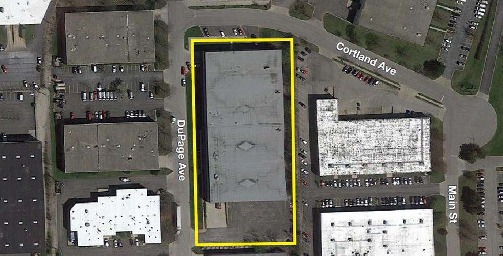 1111 N Du Page Ave, Lombard, IL for lease - Aerial - Image 3 of 6