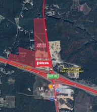 State Highway 129, Winfield, AL - AERIAL  map view