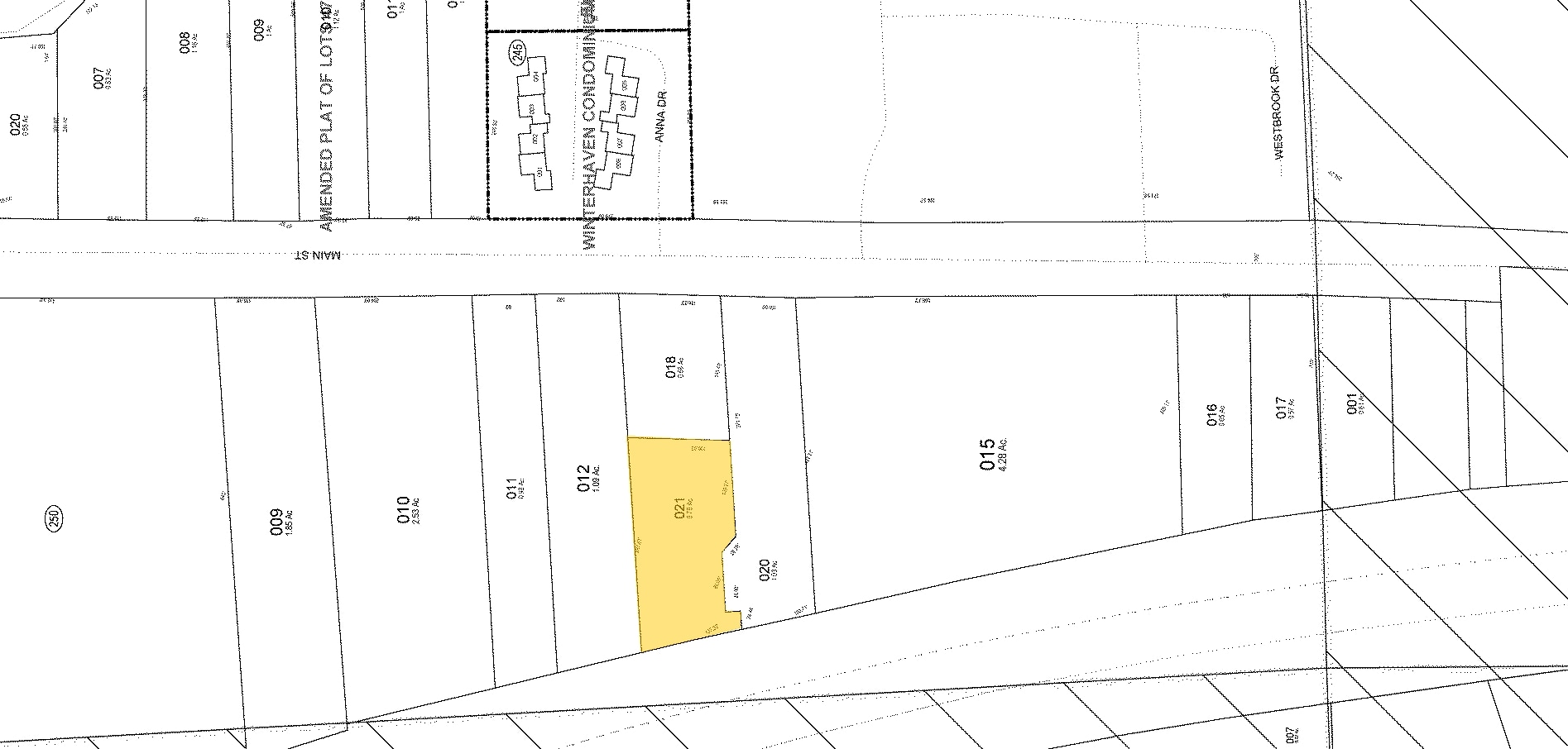 8709 Main St, Whitmore Lake, MI for sale Plat Map- Image 1 of 9
