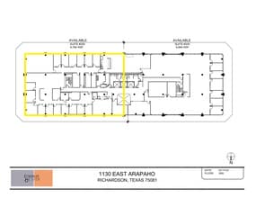 1130 E Arapaho Rd, Richardson, TX for lease Floor Plan- Image 2 of 6
