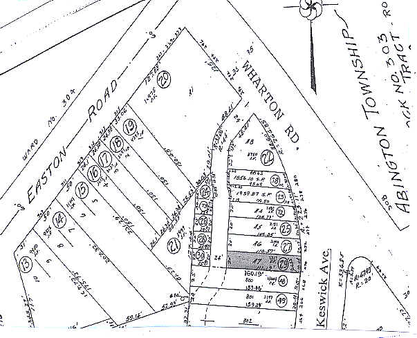 270 N Keswick Ave, Glenside, PA for sale - Plat Map - Image 1 of 1