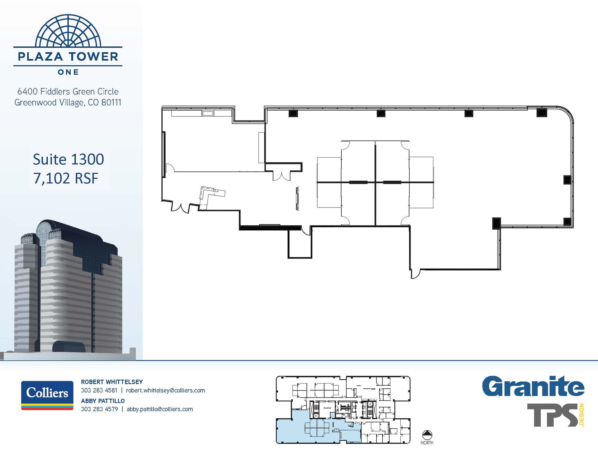 6400 S Fiddlers Green Cir, Greenwood Village, CO for lease Floor Plan- Image 1 of 1