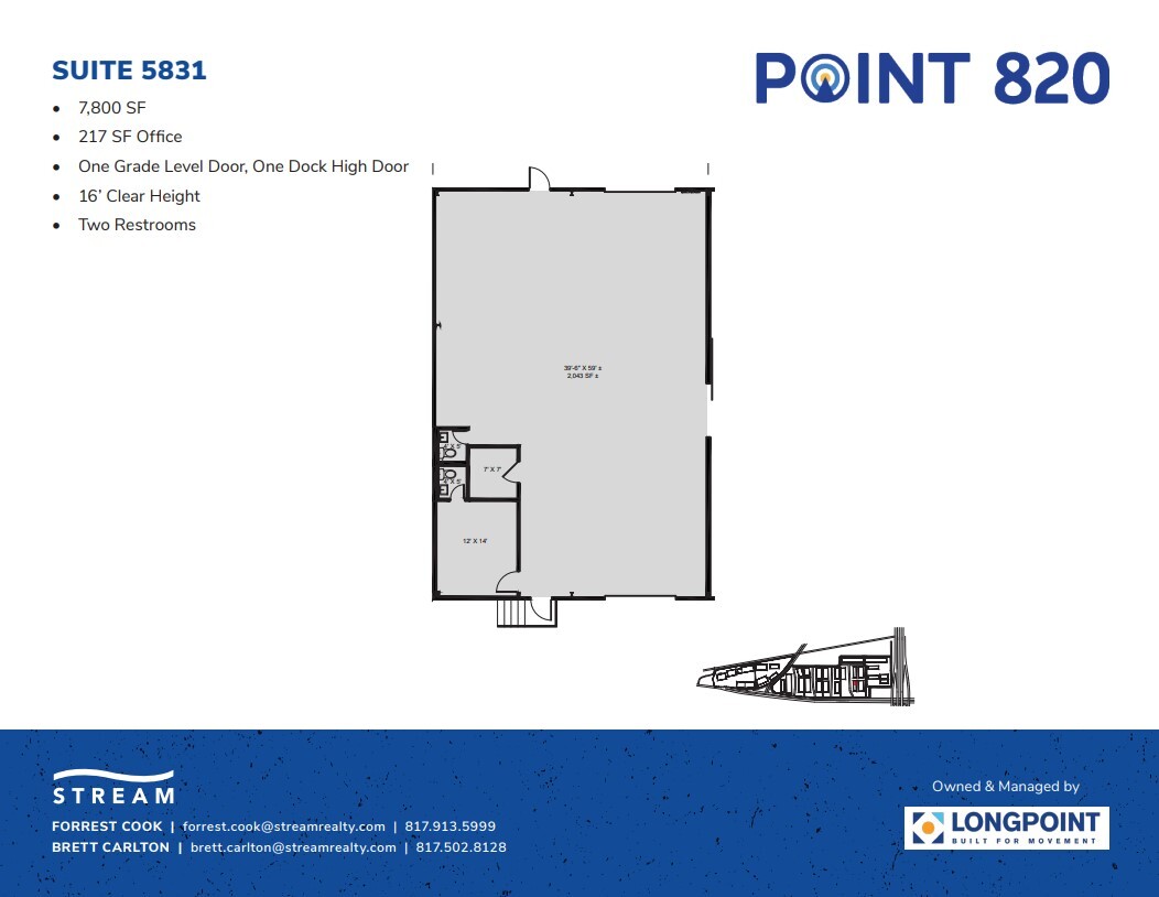 5721 E Rosedale St, Fort Worth, TX for lease Floor Plan- Image 1 of 1