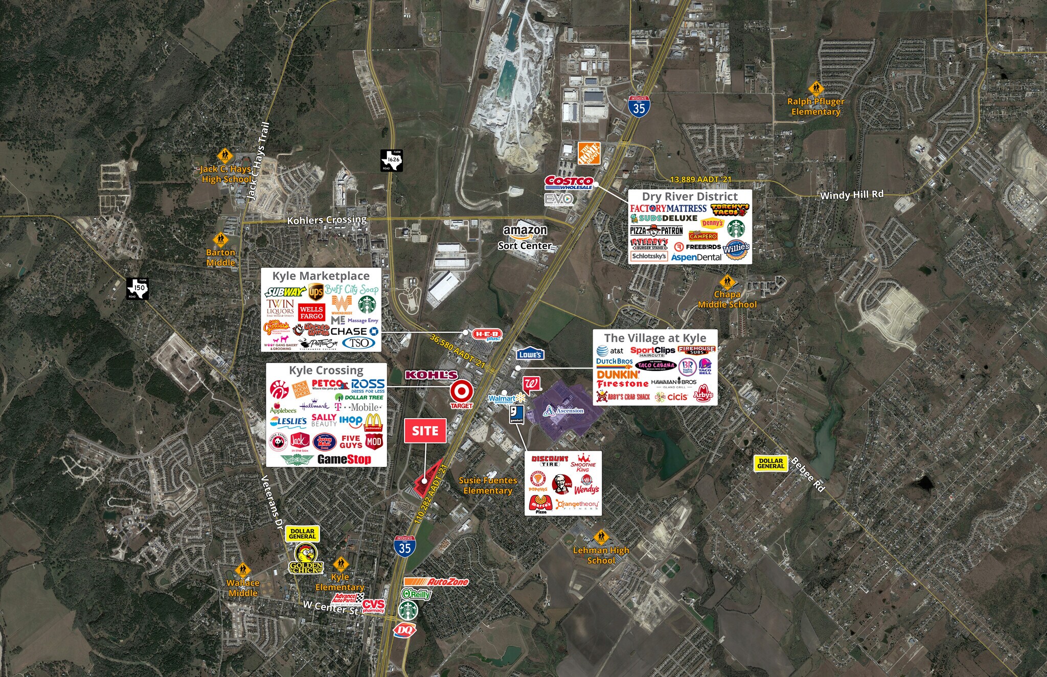 2132021330 I35, Kyle, TX 78640 Former Dealership