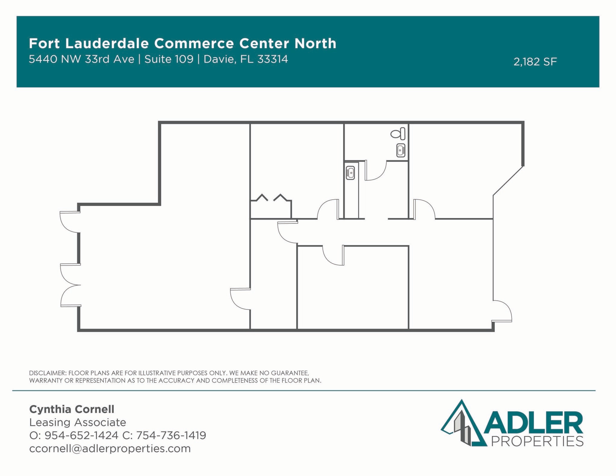 5440 NW 33rd Ave, Fort Lauderdale, FL for lease Floor Plan- Image 1 of 9