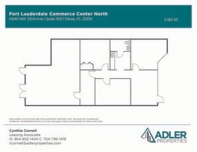 5440 NW 33rd Ave, Fort Lauderdale, FL for lease Floor Plan- Image 1 of 9