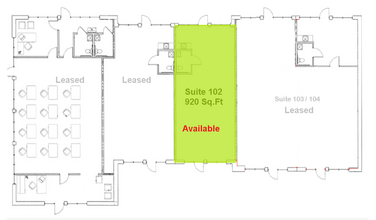 101 Morrisville Square Way, Morrisville, NC for lease Floor Plan- Image 2 of 2