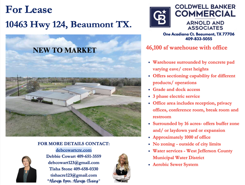 10463 Highway 124, Beaumont, TX for lease - Building Photo - Image 1 of 105