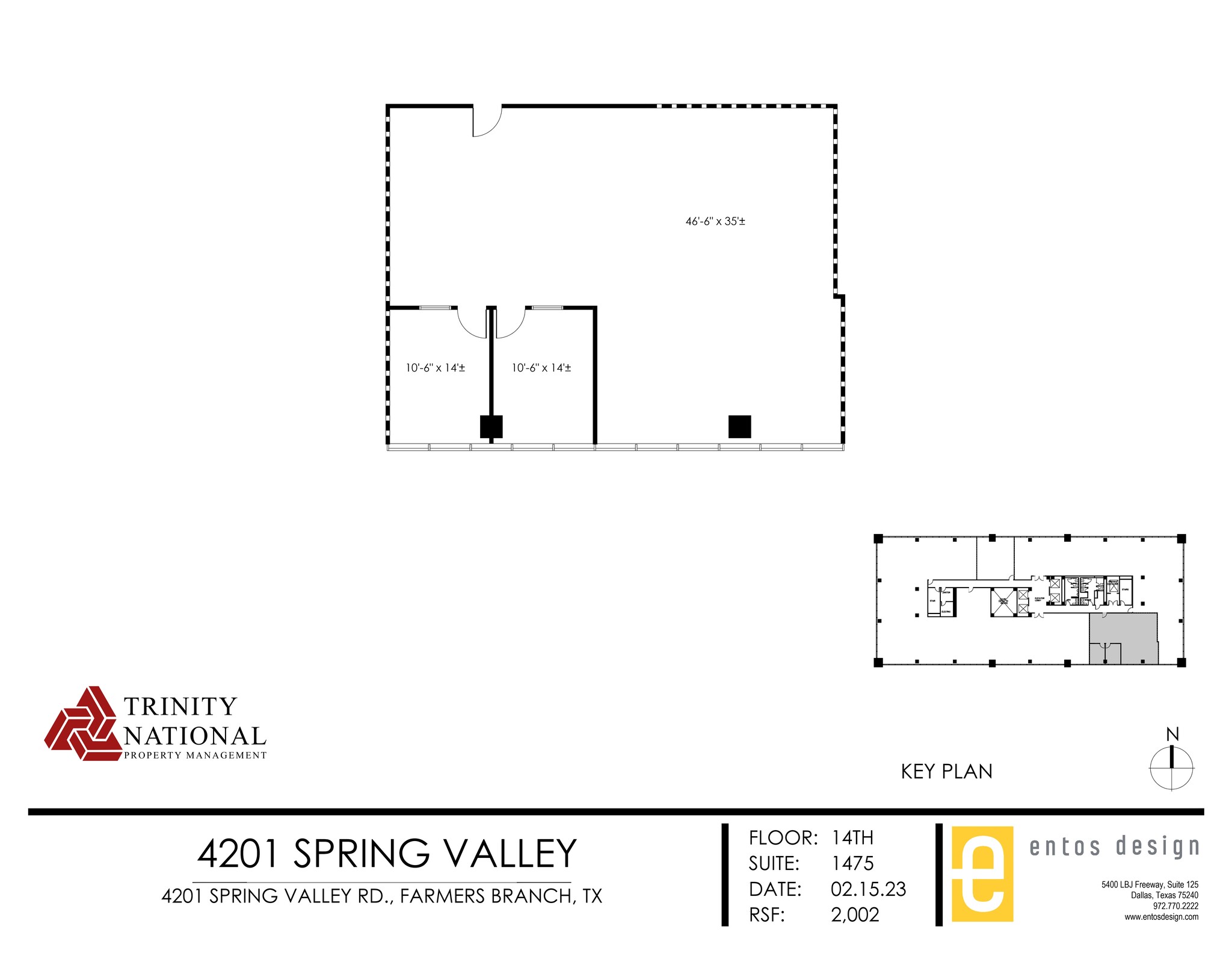 4201 Spring Valley Rd, Dallas, TX for lease Site Plan- Image 1 of 1